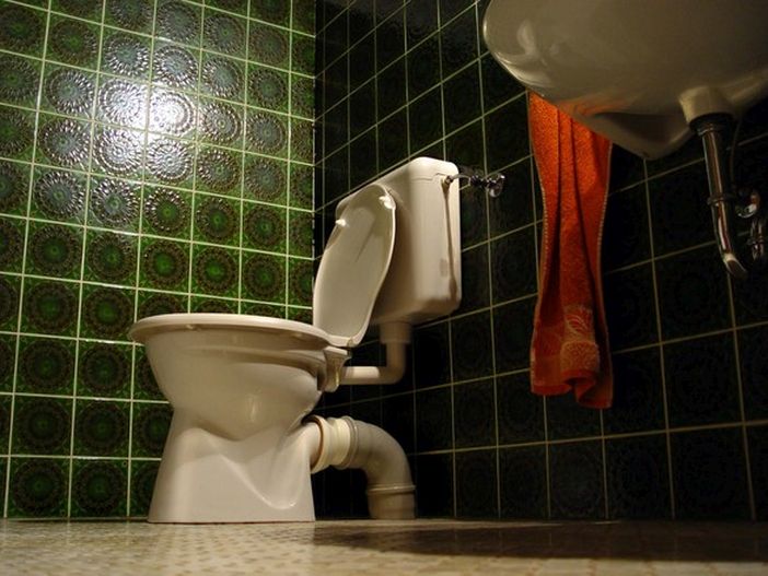 Težave s hemoroidi se lahko pokažejo tudi z bolečim izločanjem blata.
