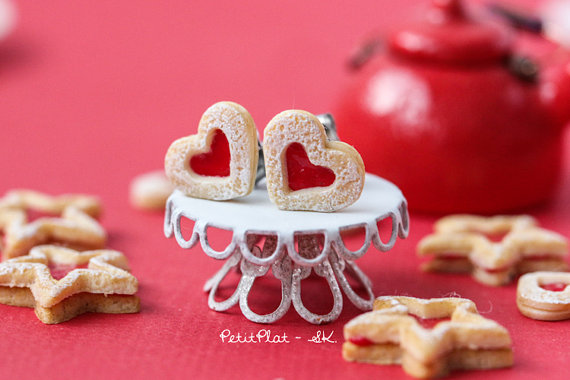 Uhančki, ki izgledajo kot čisto pravi piškoti. (www.etsy.com)