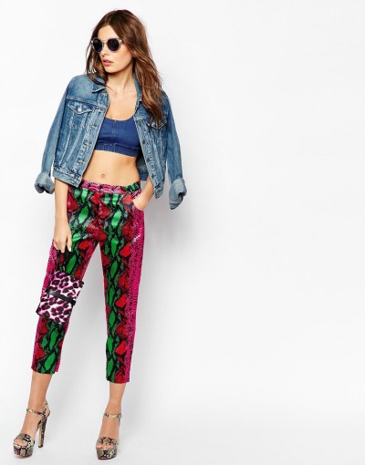 Hlače z norim barvnim potiskom za vse drzne. (€101.40, asos.com)