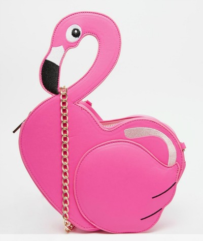 Rožnati flamingo bo zagotovo zvezda tvojega izgleda. (€45.07, asos.com)