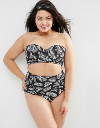 Spodnji del kopalk naj ima visok pas. (€22.53, asos.com)